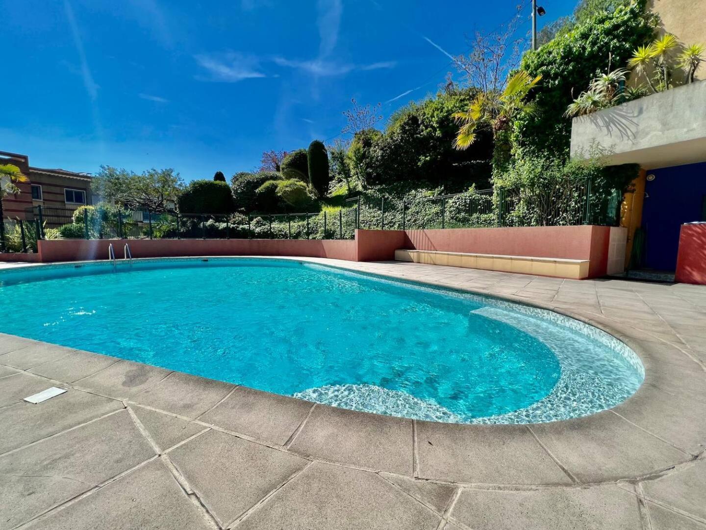 Quiet Studio Swimming Pool Roquebrune Esterno foto
